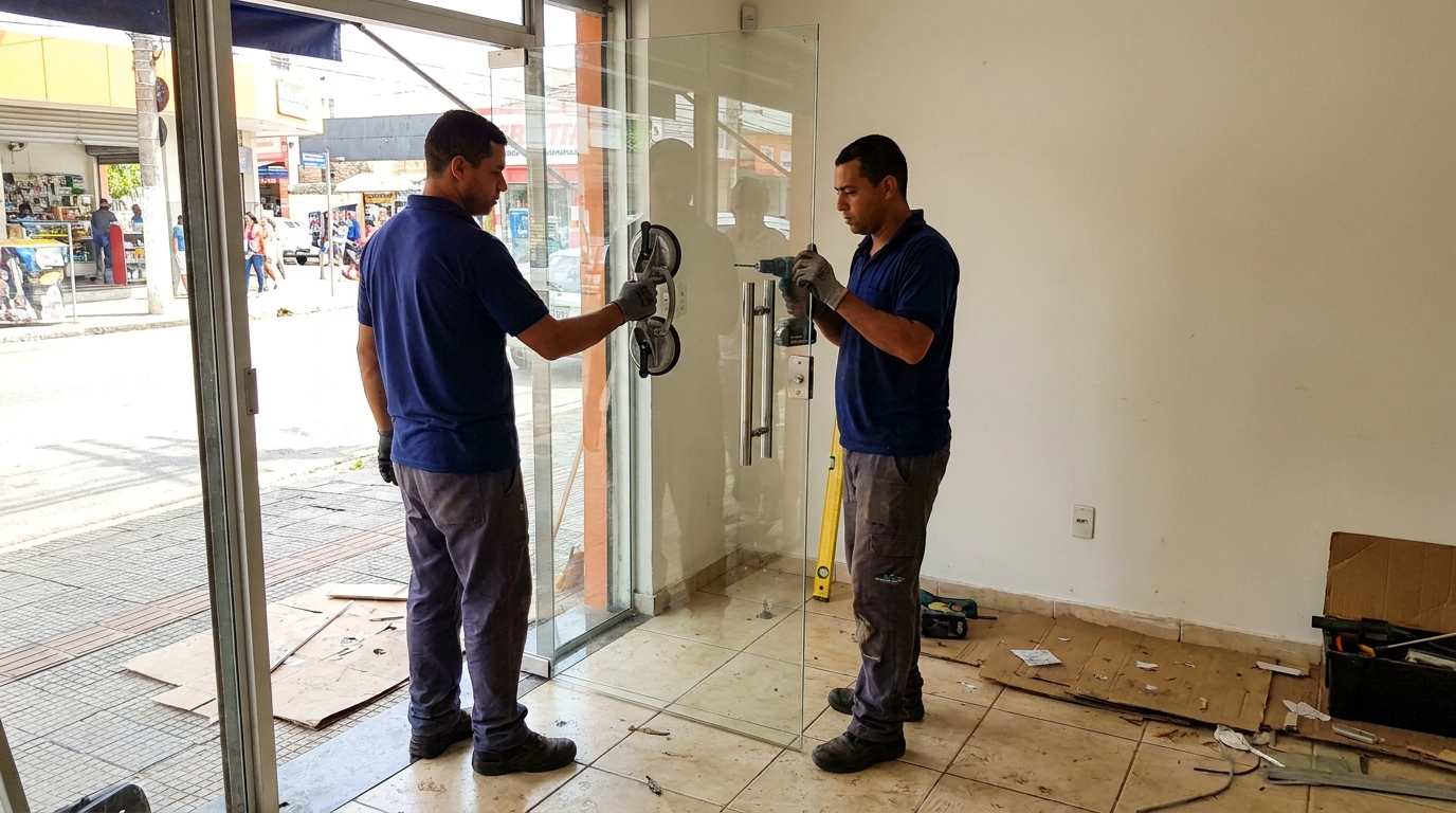 Portas em Vidro em Blumenau‑SC